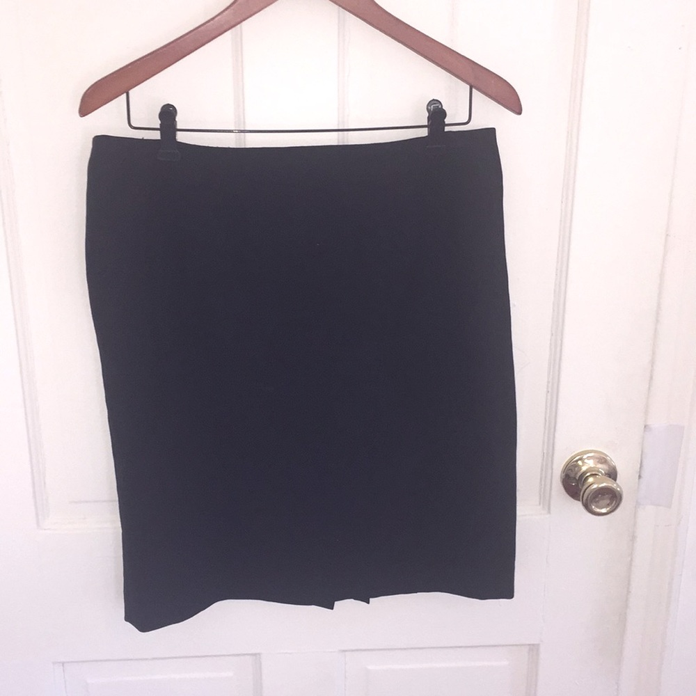 Black pencil skirt